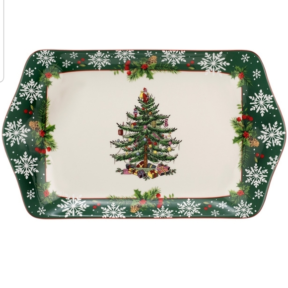 Spode Other - SPODE 2019 CHRISTMAS TREE DESSERT TRAY NWT